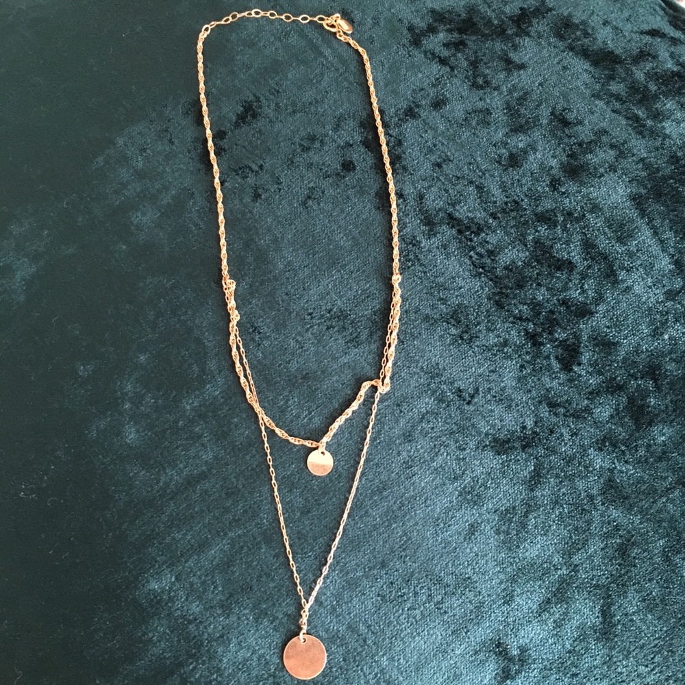 Free People + Marida Jewelry medallion necklace
